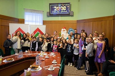 Дети из Могилевской области побывали на рождественской встрече в Минске