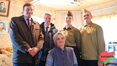Накануне празднования 78-ой годовщины Победы в Великой Отечественной войне поздравили бывшую узницу Антонину Михайловну Авдеенко