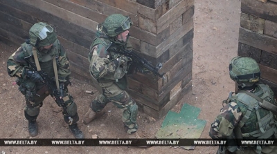 Учения по ликвидации условного незаконного вооруженного формирования проходят в Могилевской области