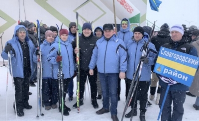 Команда Славгородского района приняла участие в областном зимнем празднике «Могилевская лыжня»