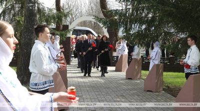 Митинг-реквием памяти захороненных деревень прошел в Славгороде