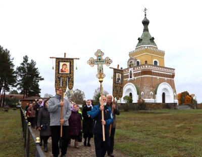 Духовно-культурная акция &quot;Лесная — место воинской славы&quot; прошла 12 октября в агрогородке Лесная.