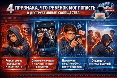 4&nbsp;признака того, что ребёнок мог попасть в&nbsp;деструктивные сообщества