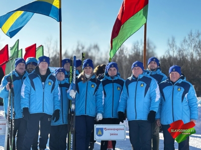 Команда Славгорода &mdash; на областной лыжне