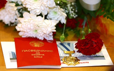 Четырнадцати многодетным женщинам Могилевской области вручили орден Матери