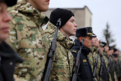 В Могилеве новобранцы внутренних войск МВД приняли присягу