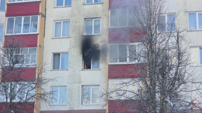 В&nbsp;Славгороде из-за пожара в&nbsp;многоэтажке эвакуировали 12&nbsp;человек