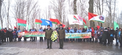 Отдали дань уважения в День защитников Отечества и Вооруженных Сил Республики Беларусь